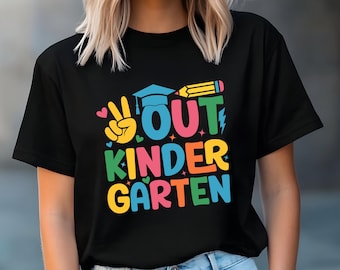 Peace Out kindergarten Svg Png, Pre-K graduate Svg,kindergarten Graduation Svg,kindergarten  graduate 2025 shirt Png,Last Day of School Svg