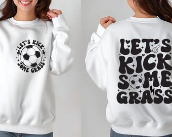 Lassen Sie uns etwas Grass SVG, Fußball-Svg, Fußball-Mama-Shirt-Design, Fußball-Leben-Svg, Fußball-Liebhaber-Svg, trendige gewellte Stacked-Svg öffnen