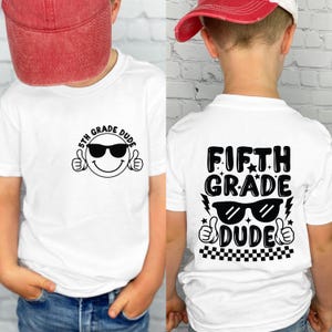 Fifth Grade Dude Svg,Hello 5th Grade Svg, Back To School svg, First Day Of School Svg,5th Grade Shirt svg Files For Cricut