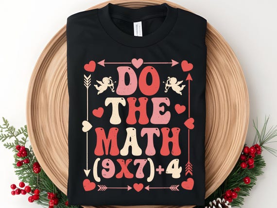 Do The Math 67 Meme SVG PNG, Groovy Six Seven Valentine Retro Hearts, Funny Gen Alpha 6-7 Meme Clipart, Sublimation Digital Download