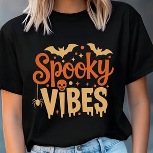 Women&#39;s Kids Halloween Svg,Spooky Vibes Svg Png,Witch Quote svg, Cute Halloween,Funny Halloween,Halloween Cut File,Trendy Halloween Png