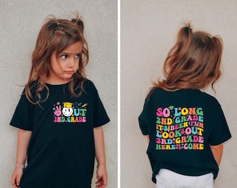 So Long 2nd Grade Svg Png,2nd Grade Graduation Shirt svg,3rd Grade Here I Come,2nd Grade Grad Svg,Last Day of School Svg 2nd Grade Graduate