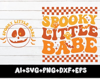 Bebé espeluznante SVG, PNG, diseño de Halloween (descarga digital)
