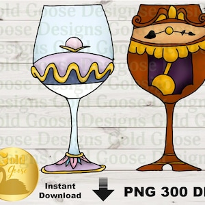 Bebidas inspiradas en la bella y la bestia, bebidas de personajes de festivales de comida y vino, baraja de cartas, cosplay, delimitación de parques, descarga instantánea, CMrsP