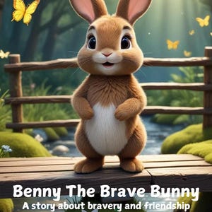 Benny The Brave Bunny - Storybook for kids - Bedtime Story - Short Story - Story Telling for Kids - Digital Story Book - animal story book
