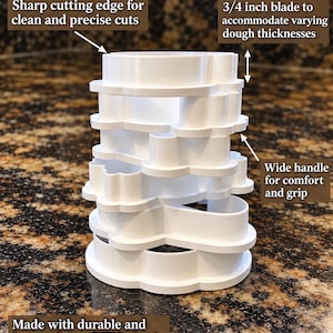 Back to School Cookie Cutters, Teacher Appreciation Cookie Cutters, 14 styles, 3.5-6in, 3D Printed with Durable & Heat Resistant PETG afbeelding 20