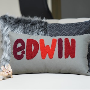 Personalized Name Pillow, Cute Plush Pillow With Your Name for Home Decor Charm, Ideal Custom Gift for Birthdays or Weddings