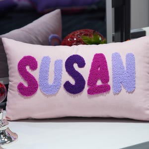 Memorable Name Pillow, Custom Throw Pillow for Kids’ Nurseries, Perfect Decor Gift for Baby Rooms, Unique Gift for Baby Showers