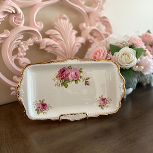 Royal Albert American Beauty Sandwich Platter