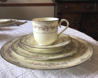 Noritake Shenandoah Fine Bone China Five Piece Place Setting