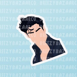 Rhysand Inspirierter Aufkleber - ACOTAR Buch Aufkleber, High Lord Inspirierter Aufkleber, Sarah J. Maas Aufkleber, Booktok Aufkleber - BreezyBazaarCo