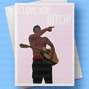 Tarjeta Te Amo P*TA - (Nunca voy a dejar de amarte...), Tarjeta Meme Divertida de Amor, Tarjeta Meme de Amor Grosero - BreezyBazaarCo