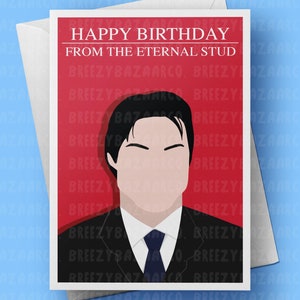Wszystkiego najlepszego z okazji urodzin od Eternal Stud Card - Ian Somerhalder Inspired Birthday Card, Ian Somerhalder Vampire Birthday Card - BreezyBazaarCo