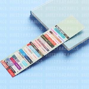 Colleen Hoover Inspired Bookmark - Colleen Hoover Book&#39;s Bookmark, Aesthetic Bookmark, CoHo Fan Bookmark, Booktok - BreezyBazaarCo