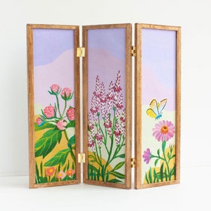Miniature Dollhouse Folding Screen Tutorial PDF Download for Mini Room ...