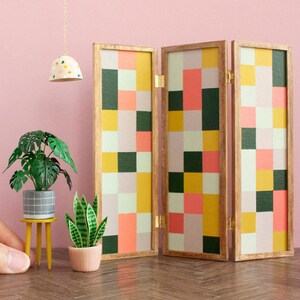 Miniature Dollhouse Folding Screen Tutorial PDF Download for Mini Room ...