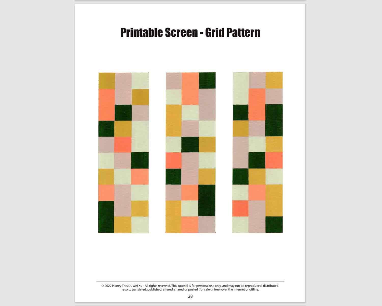 Miniature Dollhouse Folding Screen Tutorial PDF Download for - Etsy