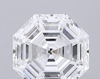 Achteckiger im Labor gewachsener Diamant: IGI-zertifizierter loser Edelstein