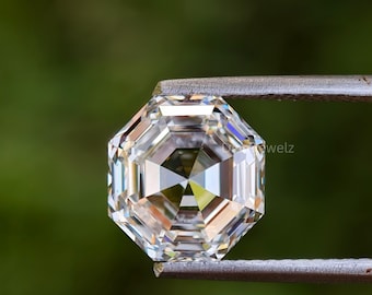 3.01CT Octagonal Step Cut Lab Grown Diamond: EF VS1 Loose Stone