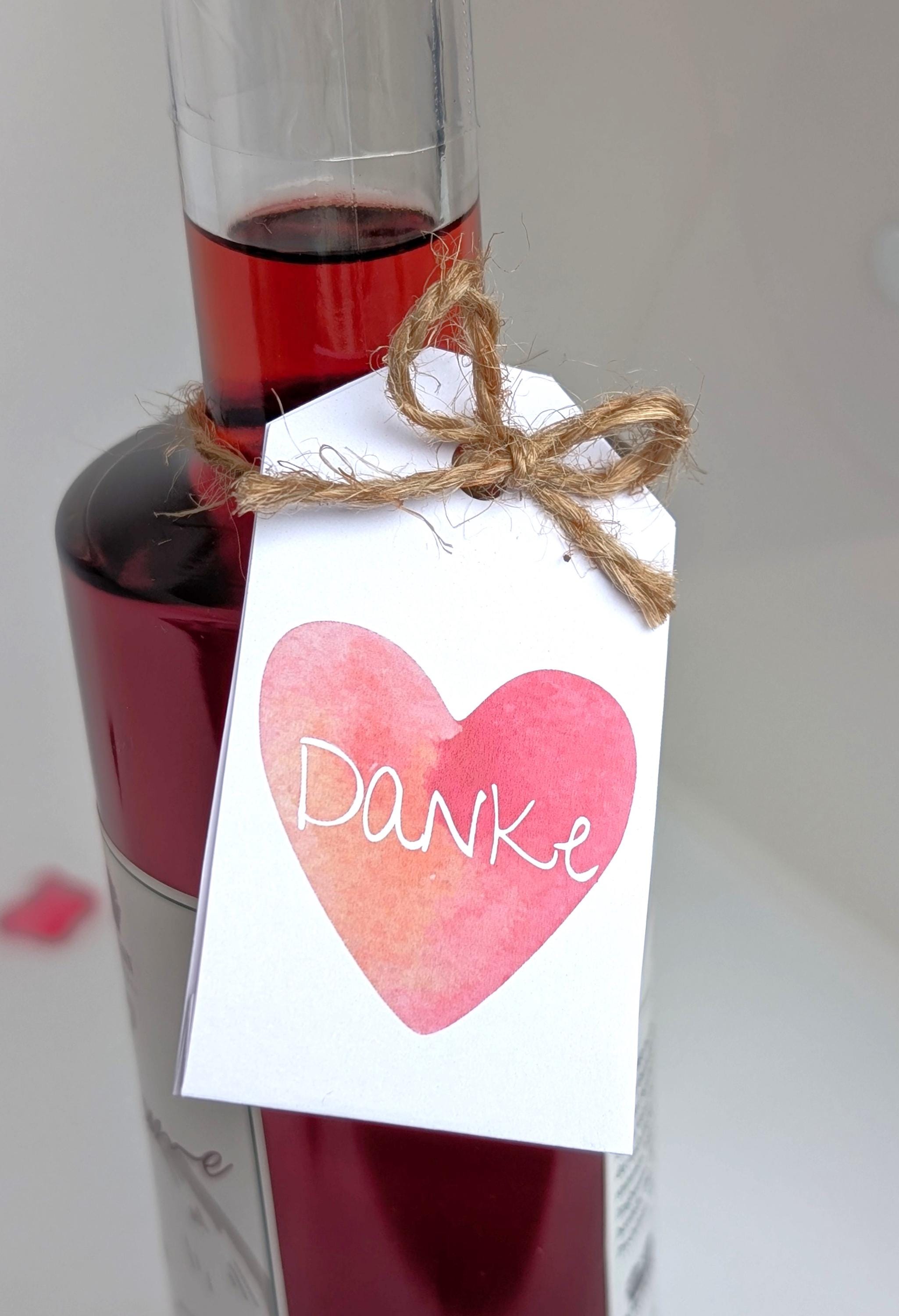 Gift tag THANK YOU for direct download | Tags, labels, pendants as PDF download | Guest gift | Wedding | Neighbor | Thank you