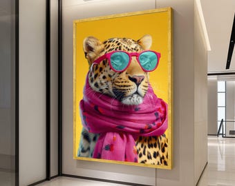 溶けるゴールドのハンドジェスチャーキャンバス、モダンな