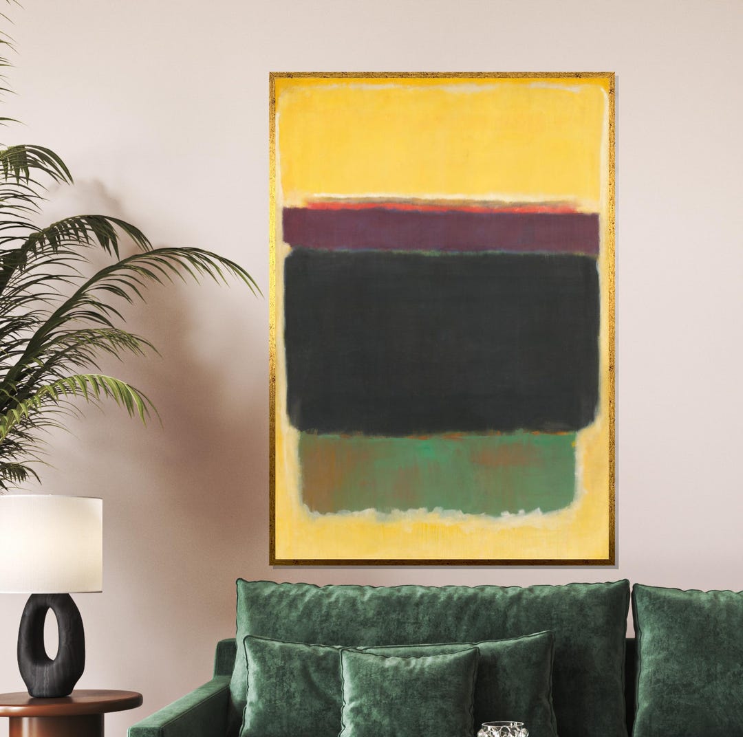 Abstract Layers Canvas, Mark Rothko Style Art, Modern Wall Art, Color ...