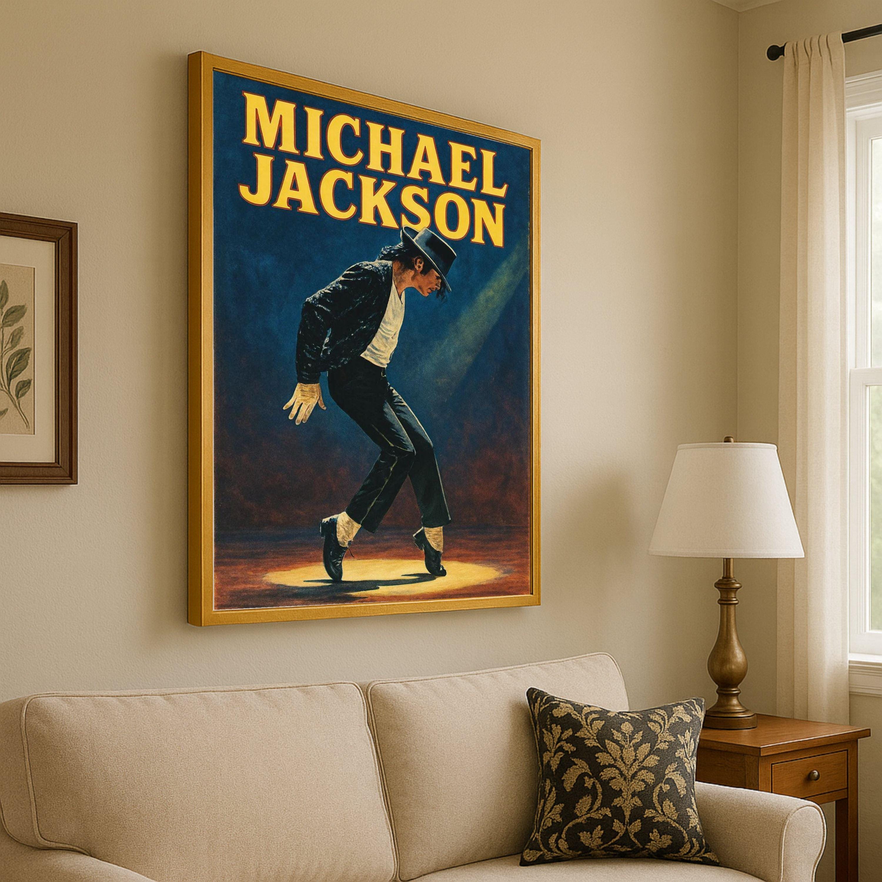 Michael Jackson Canvas Print – Iconic Music Wall Art Ready to Hang
