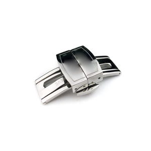 16mm 18mm  Silver/Black/Rose Gold Butterfly Buckle/Clasp Compatible to the PP watch straps