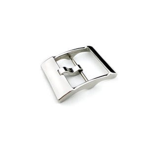 20mm Silver Pin Buckle/Clasp for Rubber Strap Band Bracelet Compatible to the BRT watch (Pins + DIY Tool)