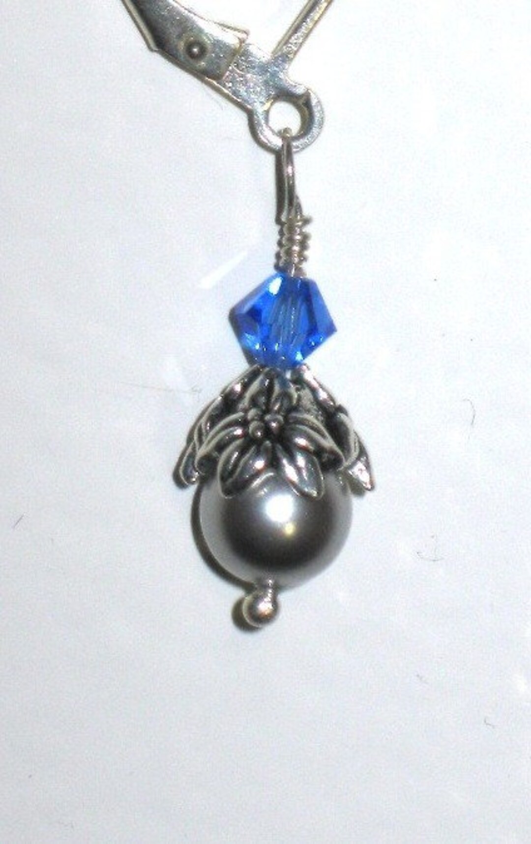 Hand Blown Glass Bubble Earrings