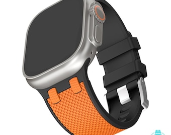 Silicone iWatch Bands | Apple Watch Rubber Sports Band | Apple Wristbands for iWatch 7 6 5 4 3 2 1 | 38/40/42/44/45/49 mm | Multicolor