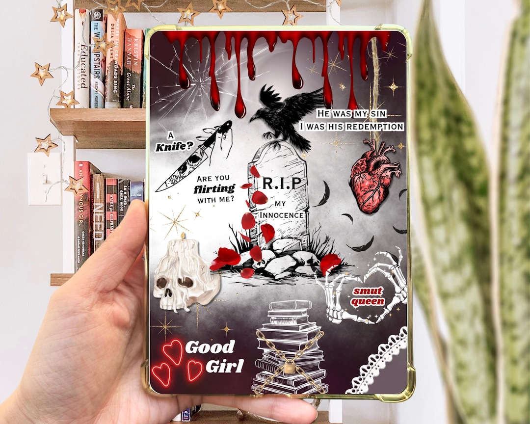 Dark Romance Kindle Insert • Kindle Case Printable PDF • Digital ...