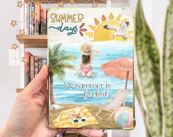 Inserto Kindle Bookish Summer • Custodia Kindle PDF stampabile • Download digitale