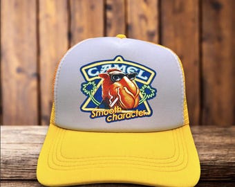 Vintage Joe Camel Snapback Hat 80s 90s Smooth Character Tie Dye