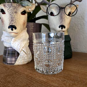 Czech Crystal Whiskey Glasses – Set of 2, Intricate Design