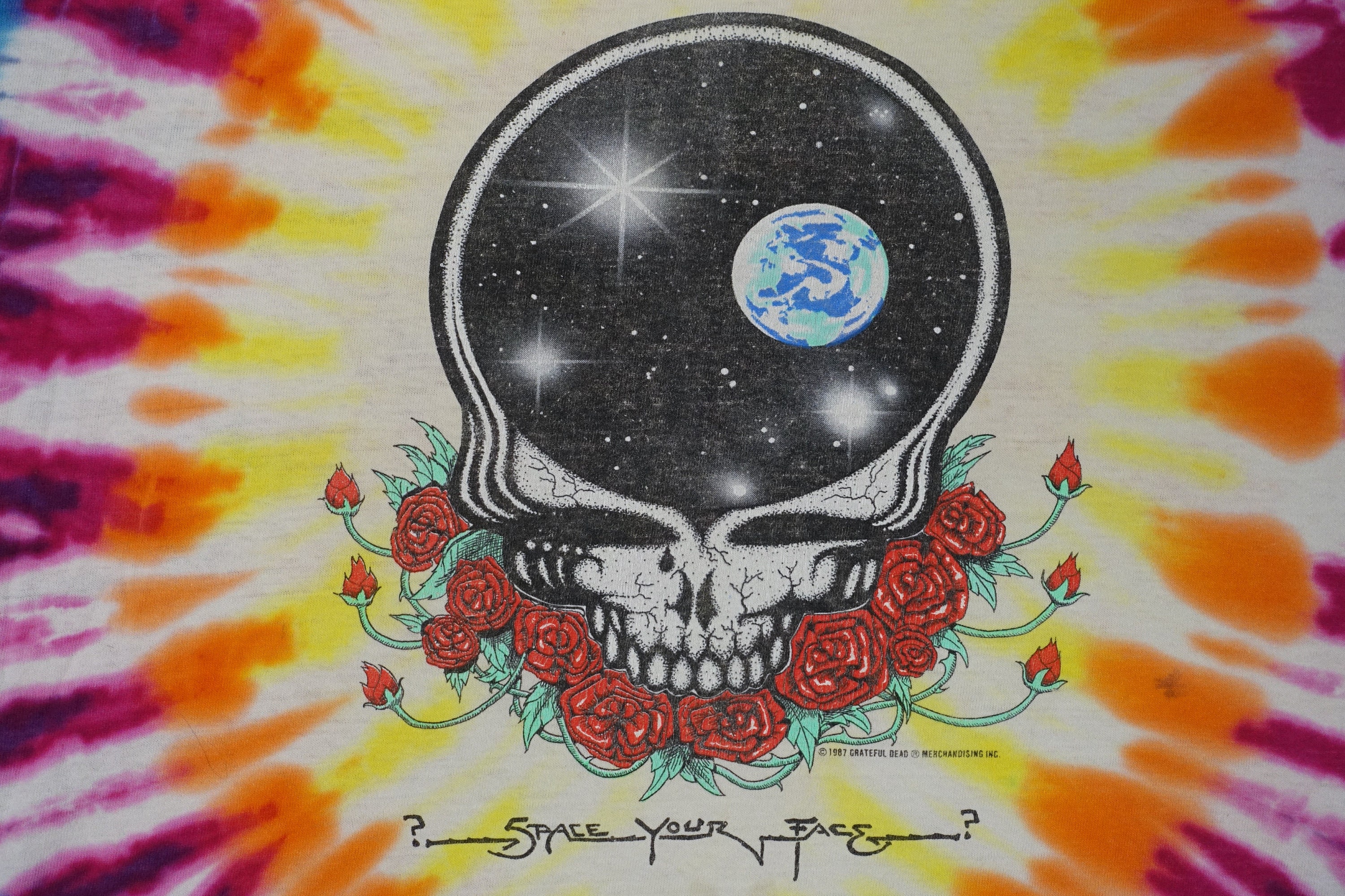 Vintage GRATEFUL DEAD Band Tshirt 80's Tie Dye Rock Shirt Etsy