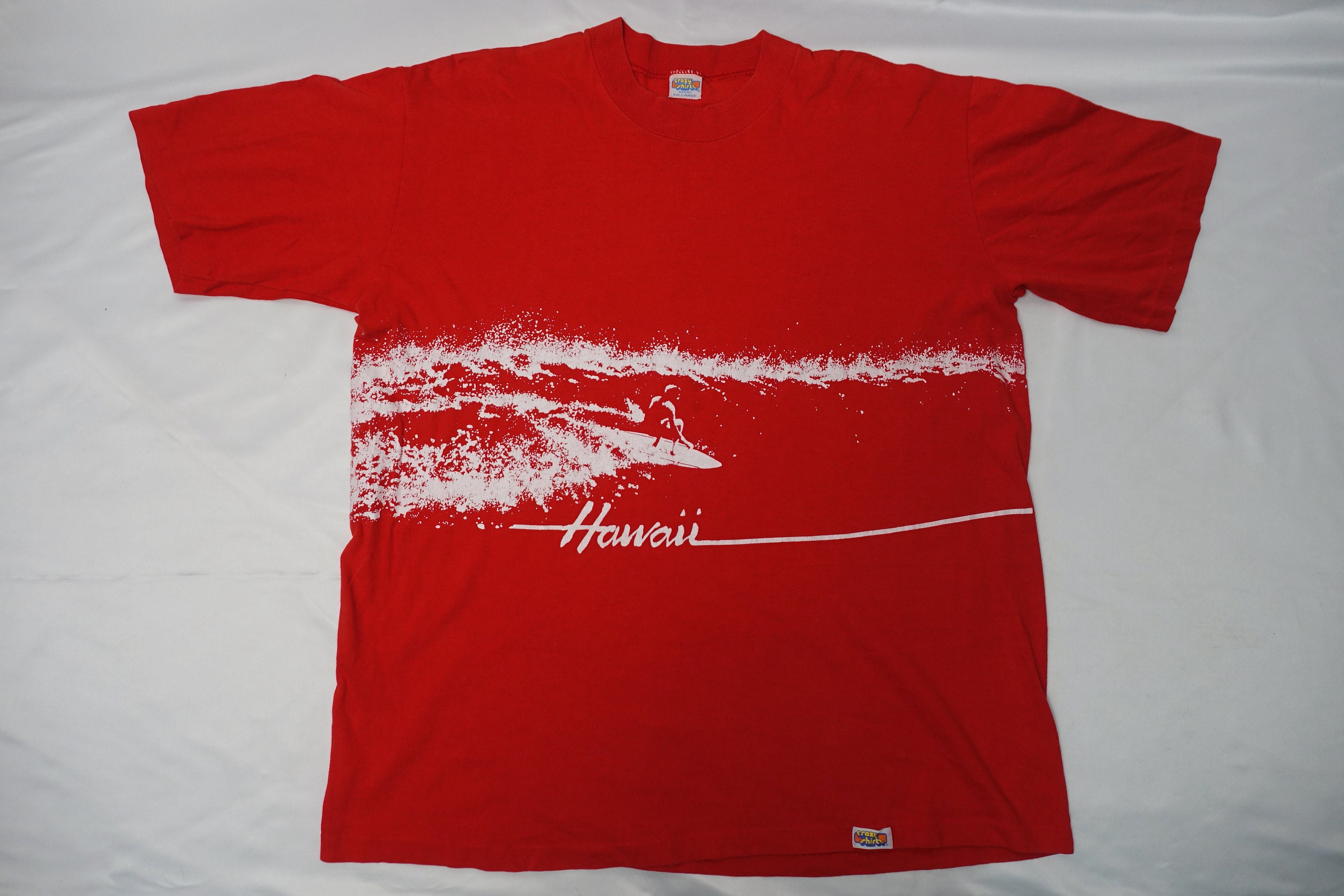 Vintage CRAZY SHIRTS HAWAII TShirt 80's Souvenir Holiday Etsy