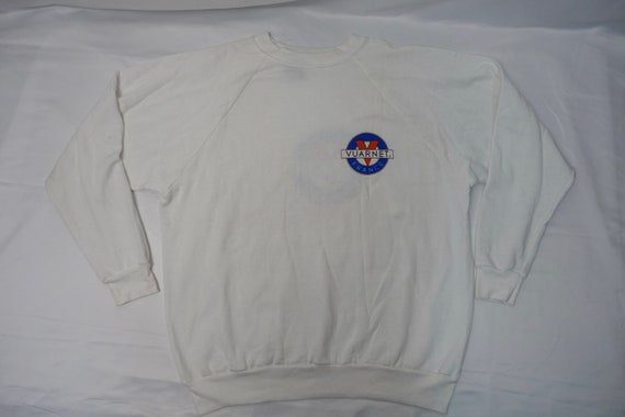 Vintage 80'S VUARNET SUNGLASSES White Sweatshirt S