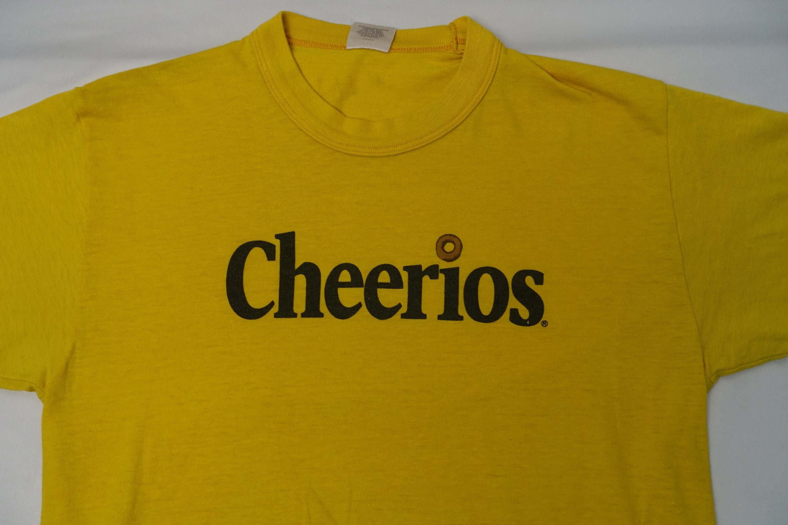 Vintage CHEERIOS CEREAL 80's Logo Tshirt Promo Ad Shirt Etsy
