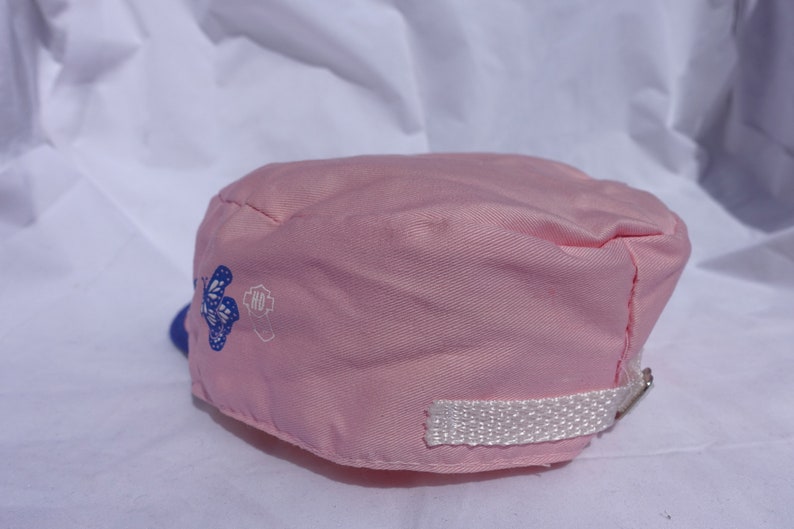 Vintage HARLEY-DAVIDSON MOTORCYCLES 80/'s Harley Honey Painters Floppy Souvenir Cycle Shop Cap Sun Hat