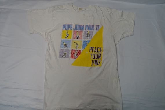 Vintage 80's POPE JOHN PAUL ii Peace Tour 1987 Sou