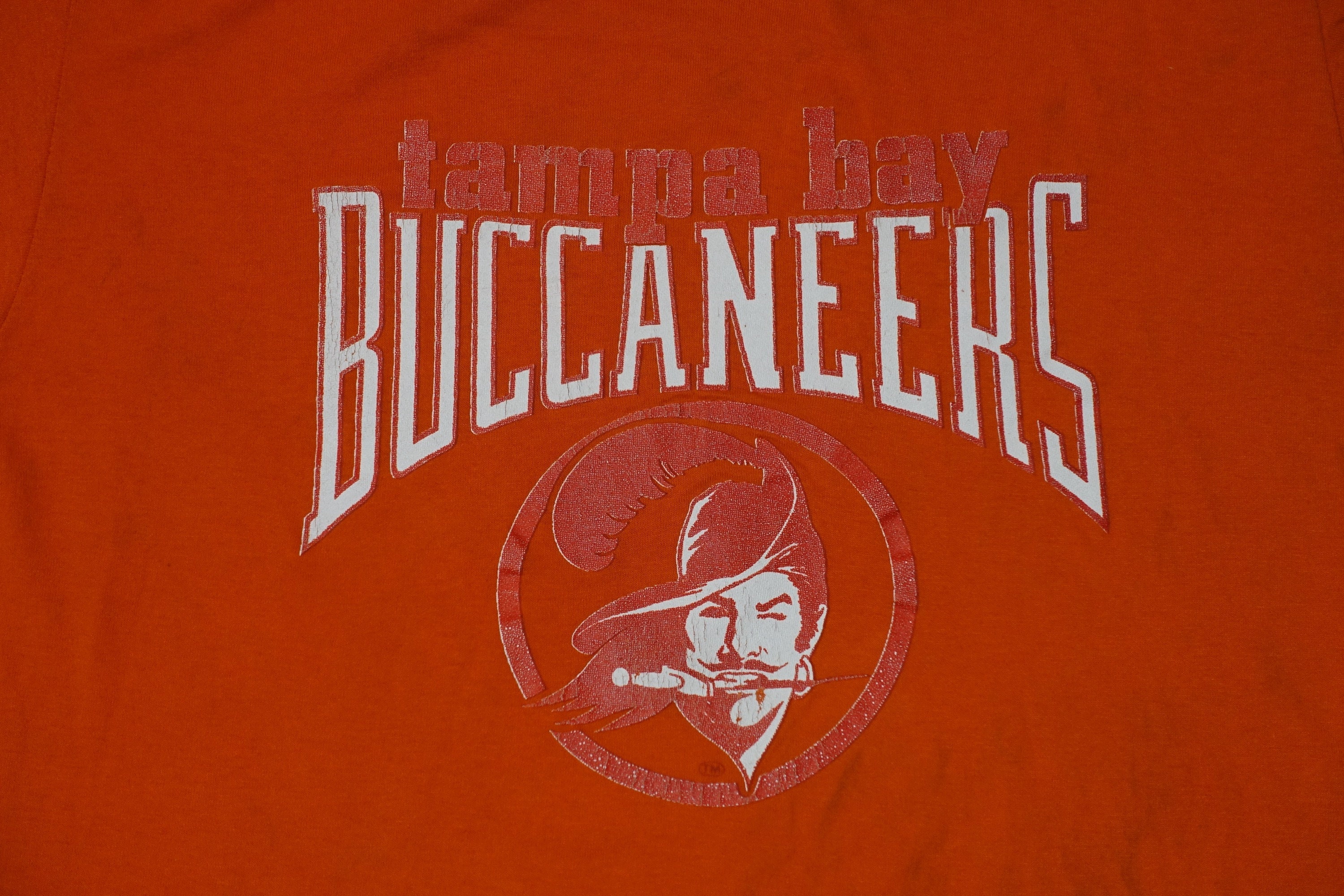 Vintage 80's Tampa Bay Buccaneers T-Shirt Logo 7 Label | Etsy