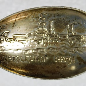 IOWA STERLING Vintage Souvenir 2 SPOONS