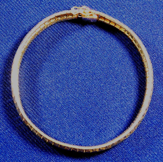 14Kt Gold FLEX BRACELET Estate View 4