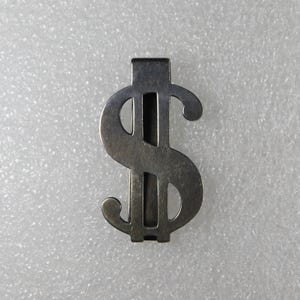 ADMARK Sterling Manufactured Vintage &quot;Dollar Sign&quot; MONEY CLIP, Estate