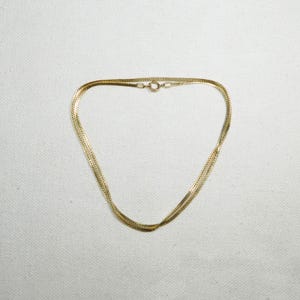 LS 14K Yellow Gold &#39;Linked&#39; Chain Necklace, Estate