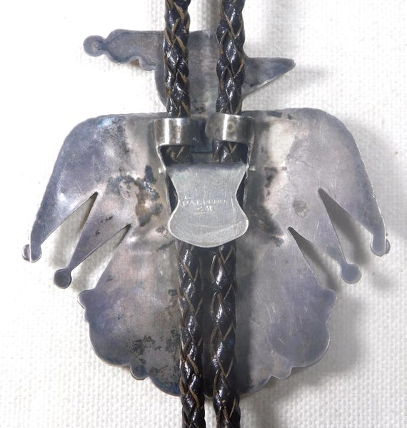 ZUNI Sterling Multi Stone Inlay Handmade Vintage … - image 4