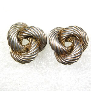 Designer STERLING Manufactured &#39;Infinity Coil&quot; Post EARRINGS