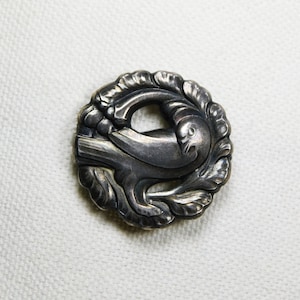Georg Jensen Sterling Vintage &#39;Dove&#39; Pin