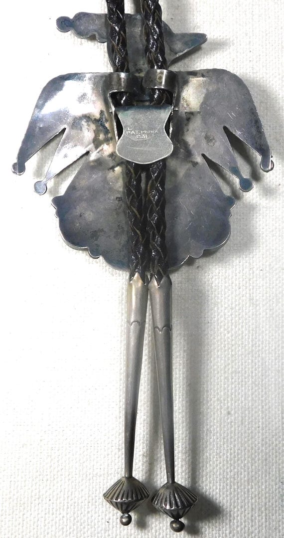 ZUNI Sterling Multi Stone Inlay Handmade Vintage … - image 3